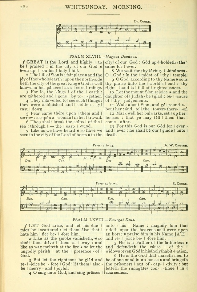 The Church Service Book: containing the words and music for the choral service, the morning and evening canticles, the holy communion, the Psalter, a selection of hymns from the hymnal with music page 295