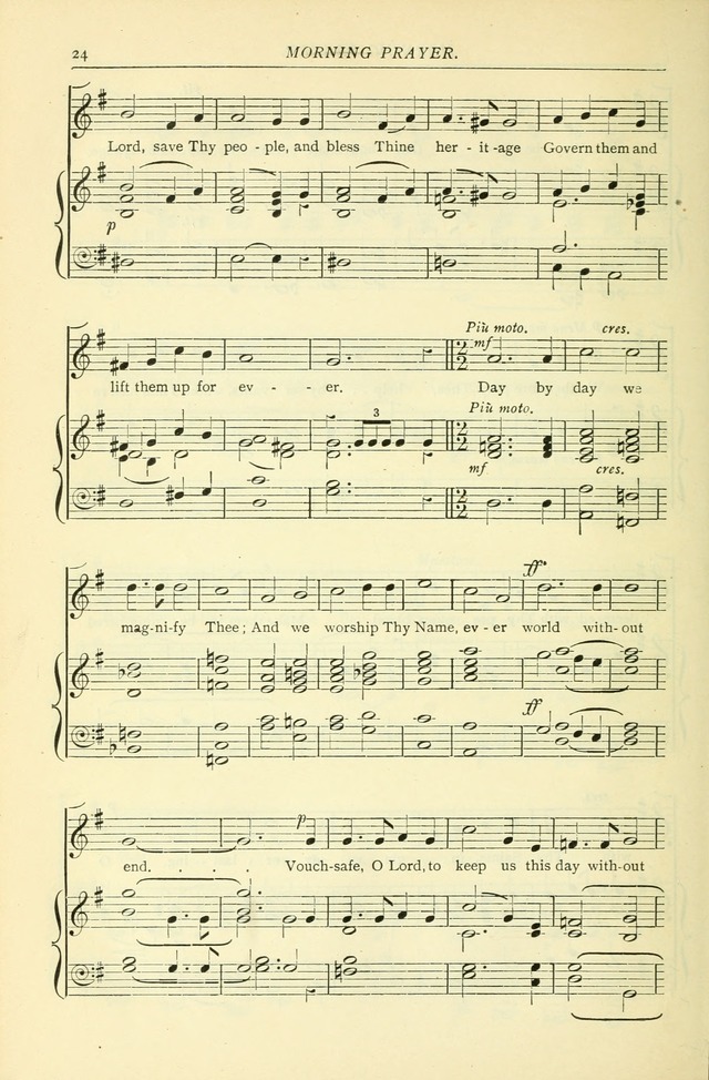 The Church Service Book: containing the words and music for the choral service, the morning and evening canticles, the holy communion, the Psalter, a selection of hymns from the hymnal with music page 31