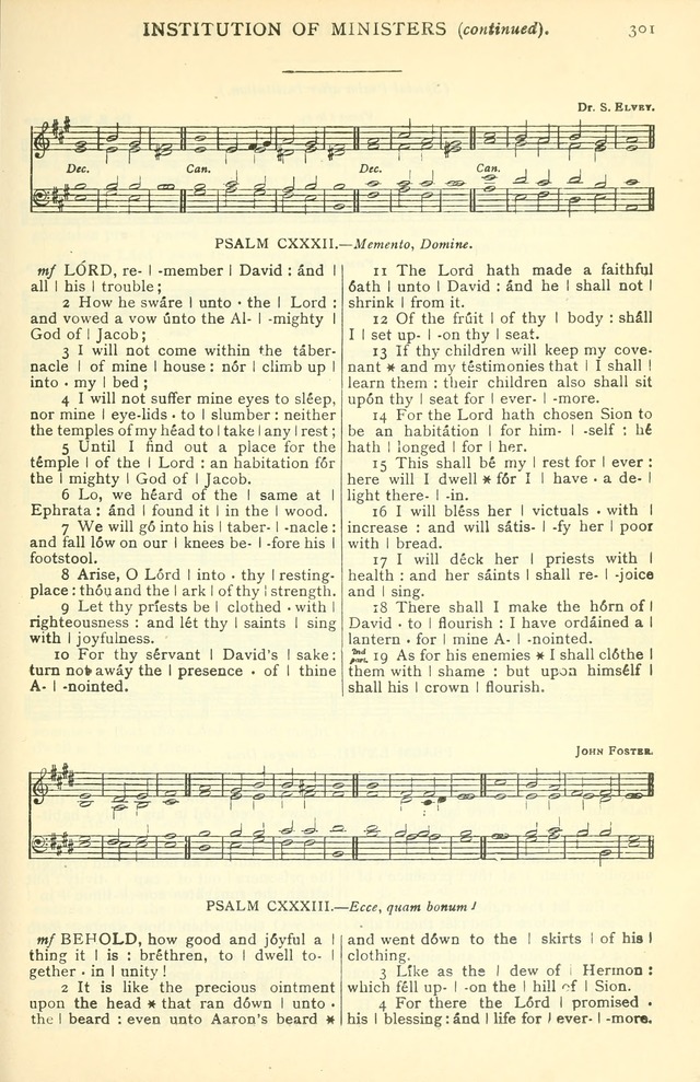 The Church Service Book: containing the words and music for the choral service, the morning and evening canticles, the holy communion, the Psalter, a selection of hymns from the hymnal with music page 314