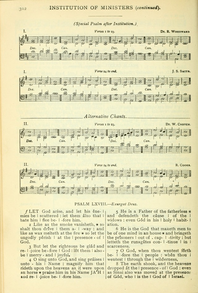 The Church Service Book: containing the words and music for the choral service, the morning and evening canticles, the holy communion, the Psalter, a selection of hymns from the hymnal with music page 315