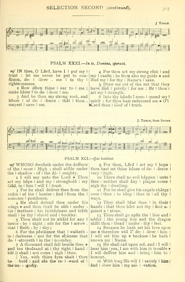 The Church Service Book: containing the words and music for the choral service, the morning and evening canticles, the holy communion, the Psalter, a selection of hymns from the hymnal with music page 320