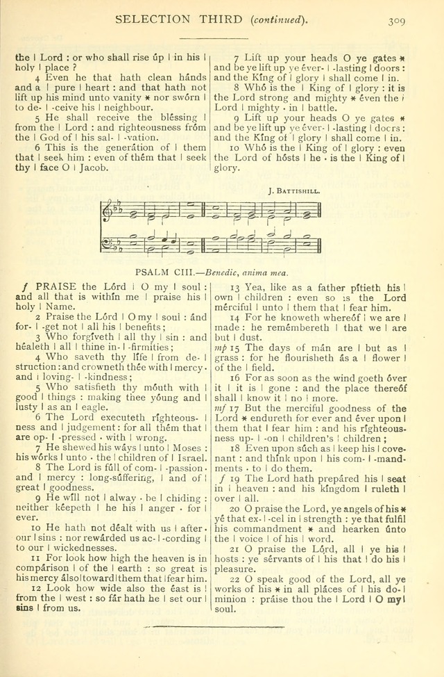 The Church Service Book: containing the words and music for the choral service, the morning and evening canticles, the holy communion, the Psalter, a selection of hymns from the hymnal with music page 322