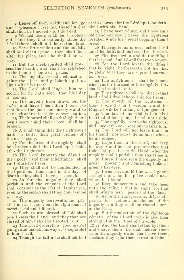 The Church Service Book: containing the words and music for the choral service, the morning and evening canticles, the holy communion, the Psalter, a selection of hymns from the hymnal with music page 328