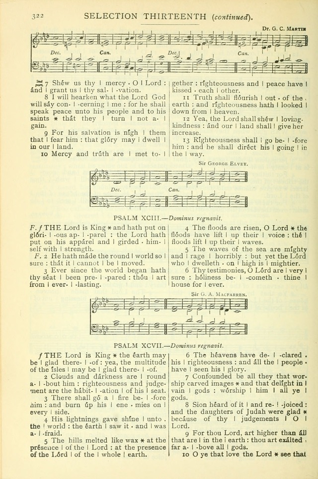 The Church Service Book: containing the words and music for the choral service, the morning and evening canticles, the holy communion, the Psalter, a selection of hymns from the hymnal with music page 335