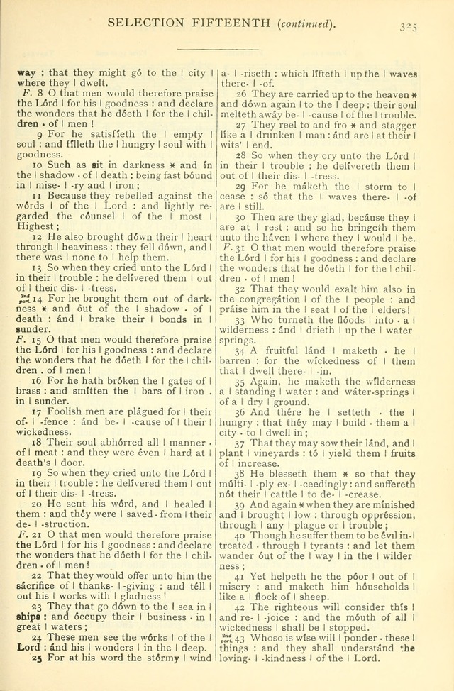 The Church Service Book: containing the words and music for the choral service, the morning and evening canticles, the holy communion, the Psalter, a selection of hymns from the hymnal with music page 338
