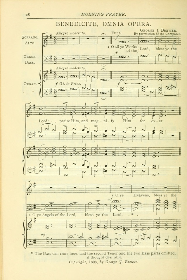 The Church Service Book: containing the words and music for the choral service, the morning and evening canticles, the holy communion, the Psalter, a selection of hymns from the hymnal with music page 35