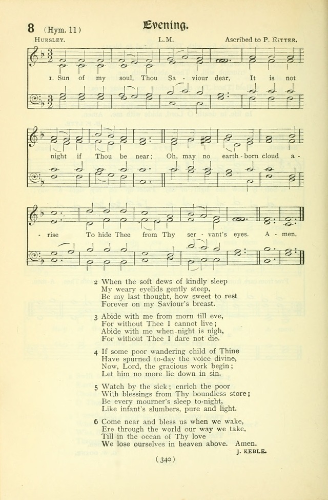 The Church Service Book: containing the words and music for the choral service, the morning and evening canticles, the holy communion, the Psalter, a selection of hymns from the hymnal with music page 355