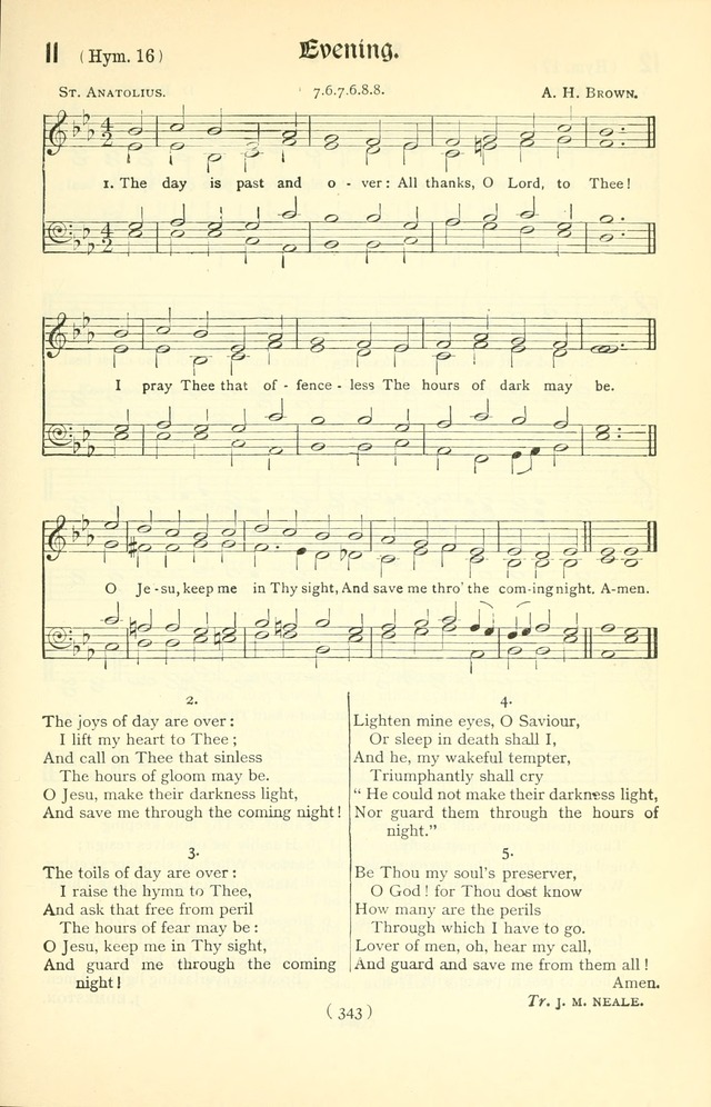 The Church Service Book: containing the words and music for the choral service, the morning and evening canticles, the holy communion, the Psalter, a selection of hymns from the hymnal with music page 358