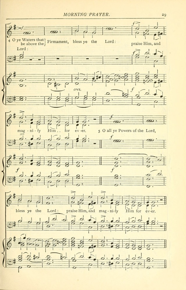 The Church Service Book: containing the words and music for the choral service, the morning and evening canticles, the holy communion, the Psalter, a selection of hymns from the hymnal with music page 36