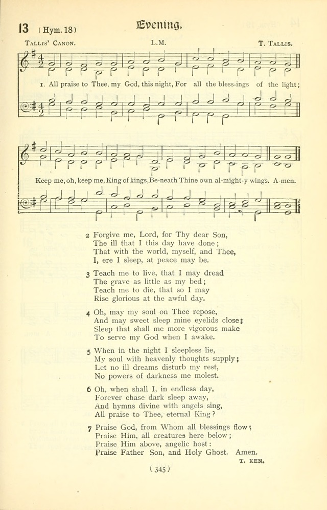 The Church Service Book: containing the words and music for the choral service, the morning and evening canticles, the holy communion, the Psalter, a selection of hymns from the hymnal with music page 360