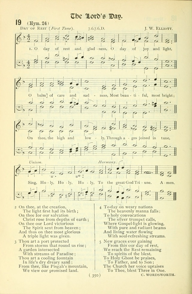 The Church Service Book: containing the words and music for the choral service, the morning and evening canticles, the holy communion, the Psalter, a selection of hymns from the hymnal with music page 365