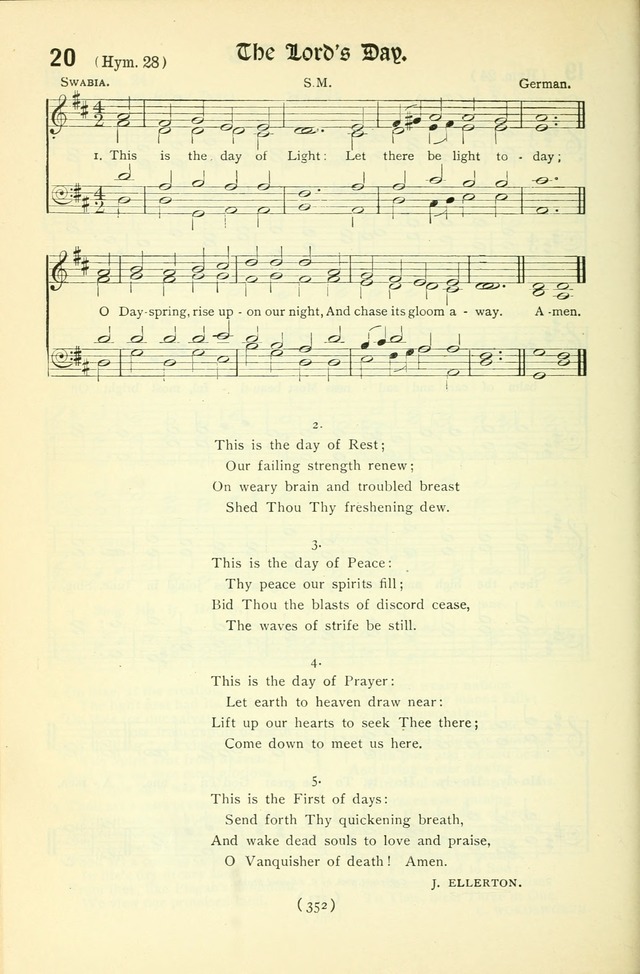 The Church Service Book: containing the words and music for the choral service, the morning and evening canticles, the holy communion, the Psalter, a selection of hymns from the hymnal with music page 367