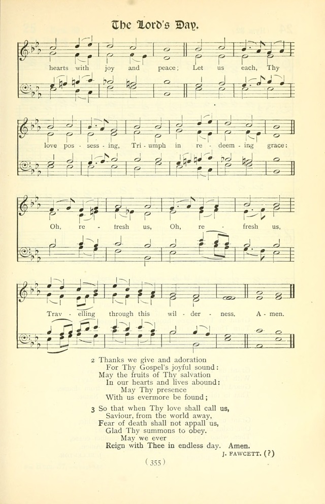 The Church Service Book: containing the words and music for the choral service, the morning and evening canticles, the holy communion, the Psalter, a selection of hymns from the hymnal with music page 370