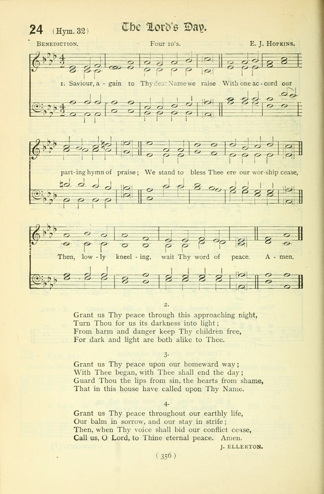 The Church Service Book: containing the words and music for the choral service, the morning and evening canticles, the holy communion, the Psalter, a selection of hymns from the hymnal with music page 371