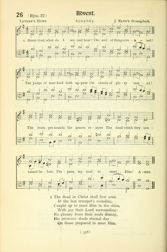 The Church Service Book: containing the words and music for the choral service, the morning and evening canticles, the holy communion, the Psalter, a selection of hymns from the hymnal with music page 373