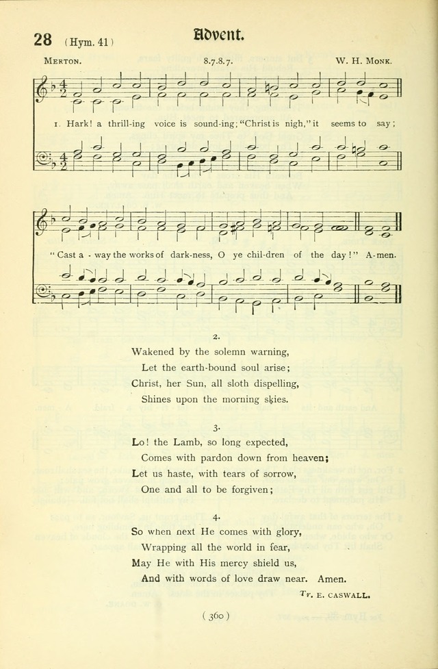 The Church Service Book: containing the words and music for the choral service, the morning and evening canticles, the holy communion, the Psalter, a selection of hymns from the hymnal with music page 375