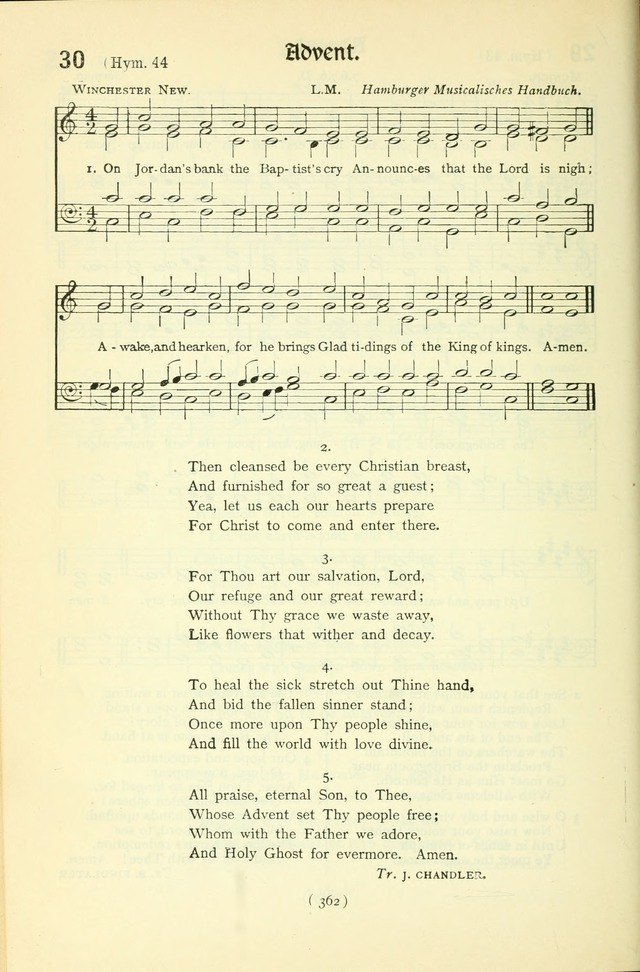The Church Service Book: containing the words and music for the choral service, the morning and evening canticles, the holy communion, the Psalter, a selection of hymns from the hymnal with music page 377