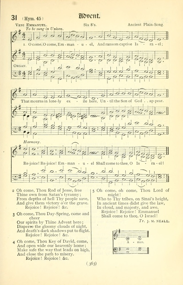 The Church Service Book: containing the words and music for the choral service, the morning and evening canticles, the holy communion, the Psalter, a selection of hymns from the hymnal with music page 378