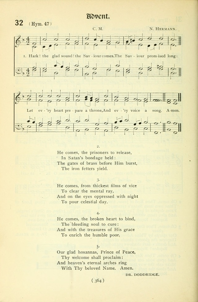 The Church Service Book: containing the words and music for the choral service, the morning and evening canticles, the holy communion, the Psalter, a selection of hymns from the hymnal with music page 379