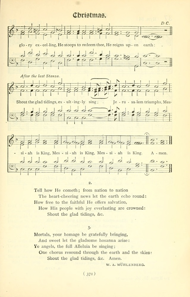 The Church Service Book: containing the words and music for the choral service, the morning and evening canticles, the holy communion, the Psalter, a selection of hymns from the hymnal with music page 386