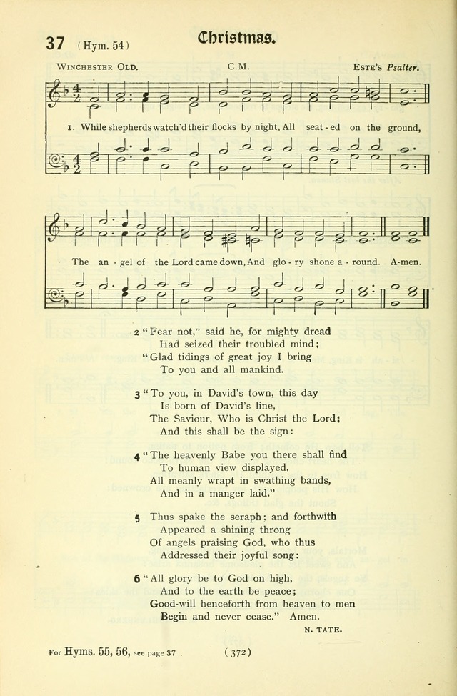 The Church Service Book: containing the words and music for the choral service, the morning and evening canticles, the holy communion, the Psalter, a selection of hymns from the hymnal with music page 387