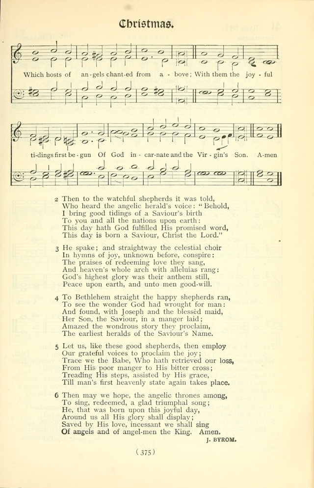 The Church Service Book: containing the words and music for the choral service, the morning and evening canticles, the holy communion, the Psalter, a selection of hymns from the hymnal with music page 390