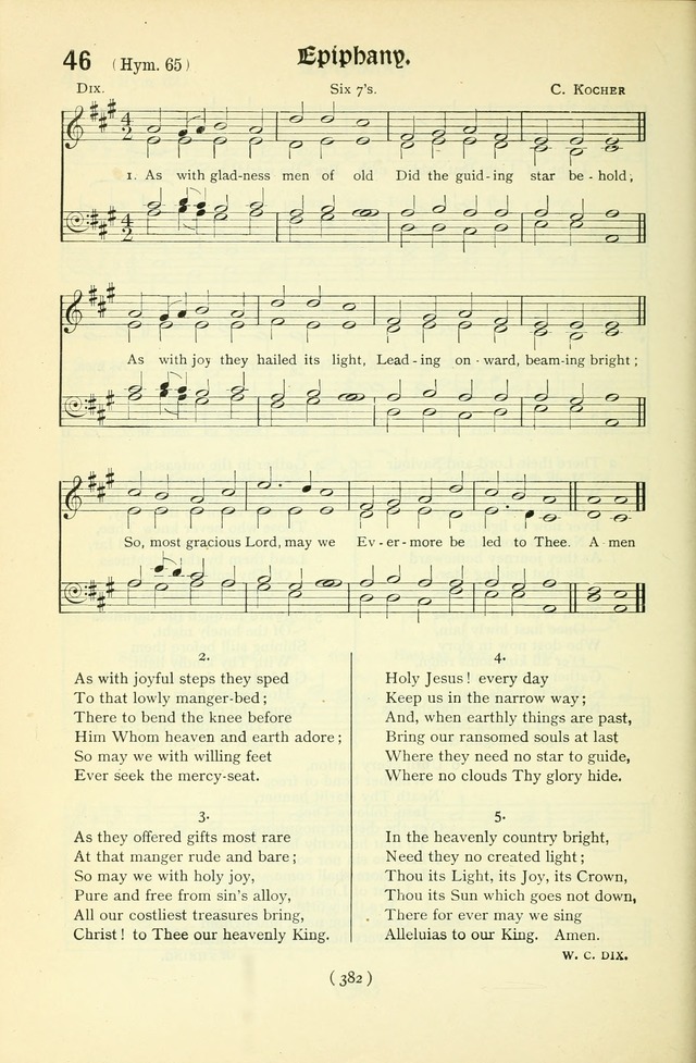 The Church Service Book: containing the words and music for the choral service, the morning and evening canticles, the holy communion, the Psalter, a selection of hymns from the hymnal with music page 397