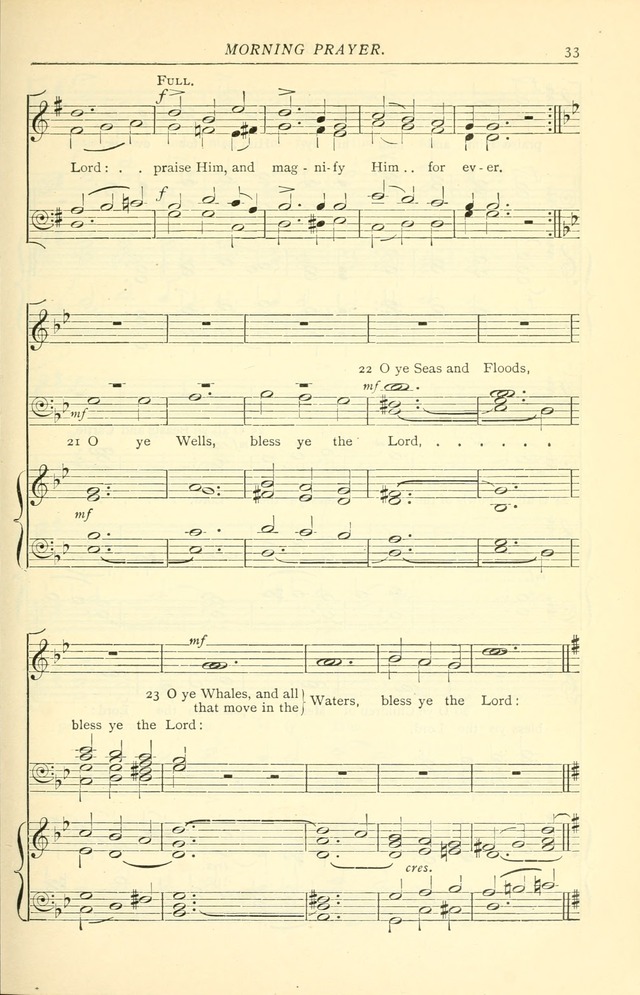 The Church Service Book: containing the words and music for the choral service, the morning and evening canticles, the holy communion, the Psalter, a selection of hymns from the hymnal with music page 40