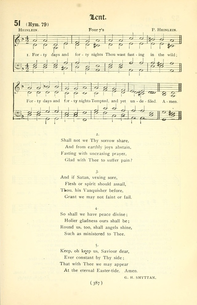 The Church Service Book: containing the words and music for the choral service, the morning and evening canticles, the holy communion, the Psalter, a selection of hymns from the hymnal with music page 402