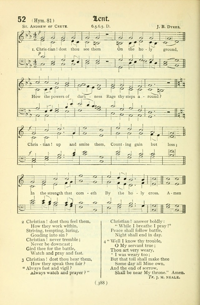 The Church Service Book: containing the words and music for the choral service, the morning and evening canticles, the holy communion, the Psalter, a selection of hymns from the hymnal with music page 403