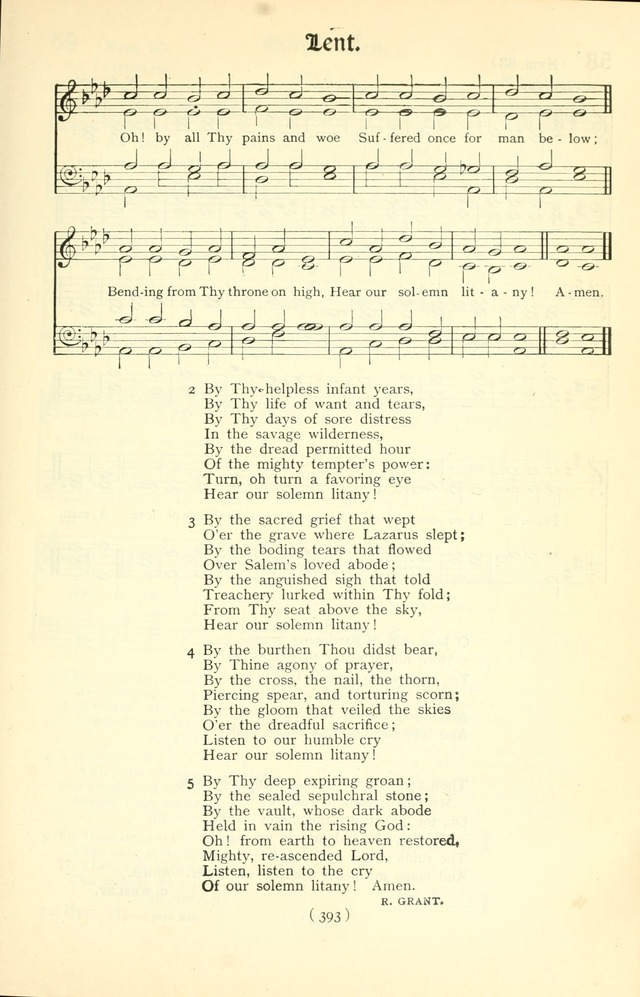 The Church Service Book: containing the words and music for the choral service, the morning and evening canticles, the holy communion, the Psalter, a selection of hymns from the hymnal with music page 408