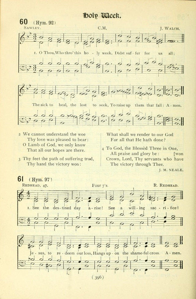 The Church Service Book: containing the words and music for the choral service, the morning and evening canticles, the holy communion, the Psalter, a selection of hymns from the hymnal with music page 411