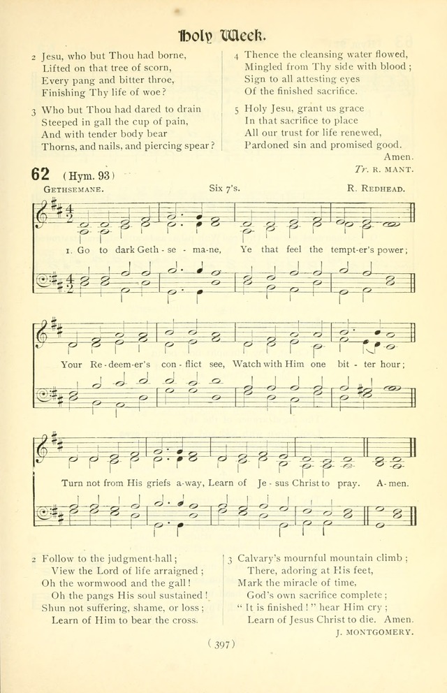 The Church Service Book: containing the words and music for the choral service, the morning and evening canticles, the holy communion, the Psalter, a selection of hymns from the hymnal with music page 412