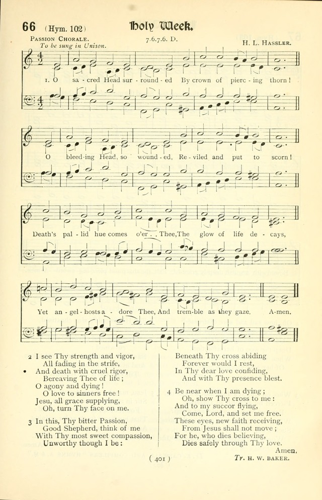 The Church Service Book: containing the words and music for the choral service, the morning and evening canticles, the holy communion, the Psalter, a selection of hymns from the hymnal with music page 416