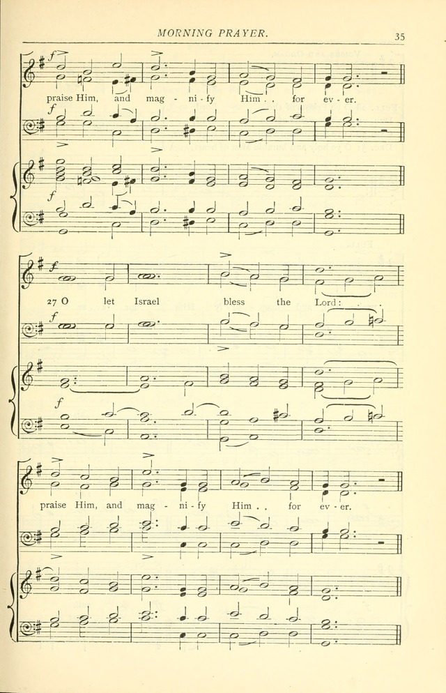 The Church Service Book: containing the words and music for the choral service, the morning and evening canticles, the holy communion, the Psalter, a selection of hymns from the hymnal with music page 42