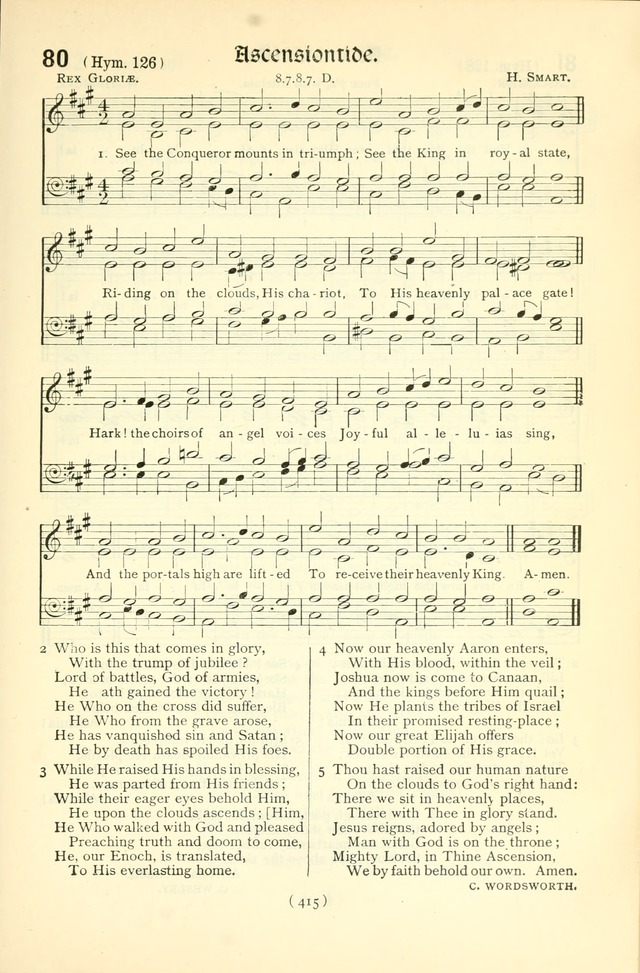 The Church Service Book: containing the words and music for the choral service, the morning and evening canticles, the holy communion, the Psalter, a selection of hymns from the hymnal with music page 430