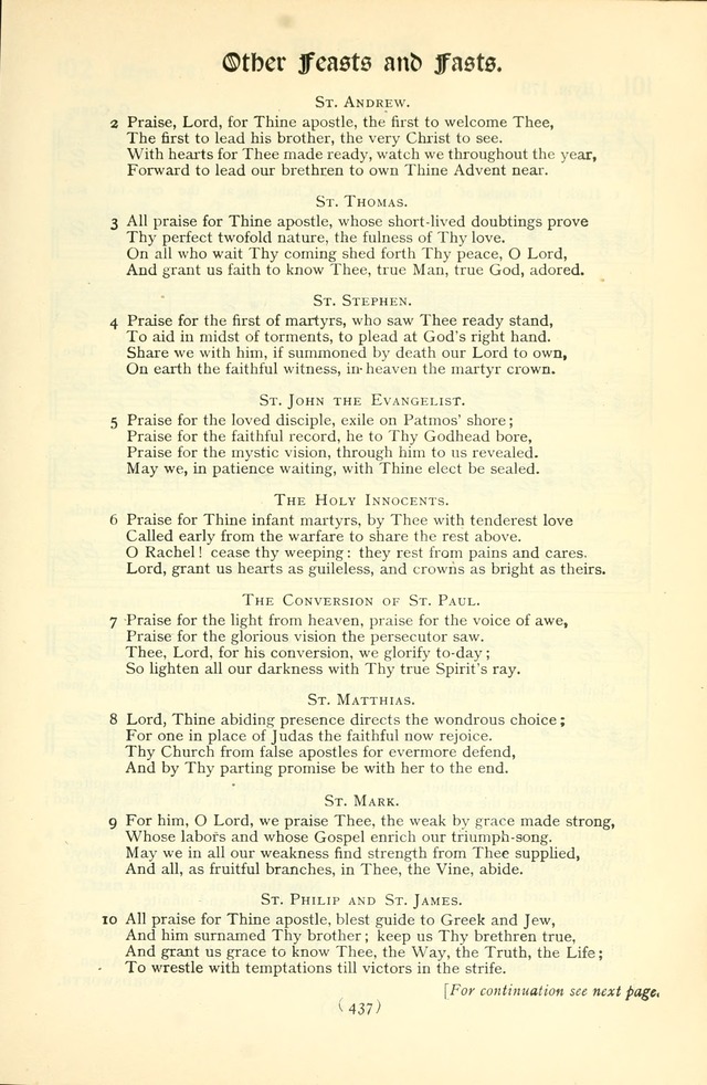 The Church Service Book: containing the words and music for the choral service, the morning and evening canticles, the holy communion, the Psalter, a selection of hymns from the hymnal with music page 452