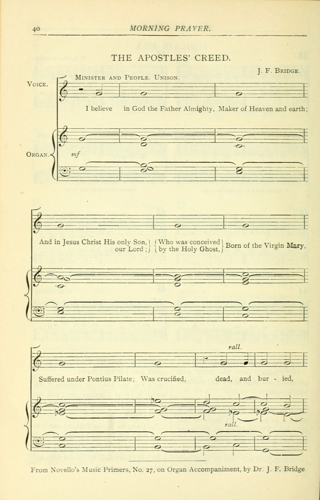 The Church Service Book: containing the words and music for the choral service, the morning and evening canticles, the holy communion, the Psalter, a selection of hymns from the hymnal with music page 47
