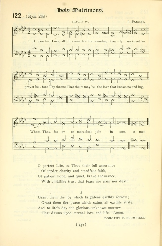 The Church Service Book: containing the words and music for the choral service, the morning and evening canticles, the holy communion, the Psalter, a selection of hymns from the hymnal with music page 472