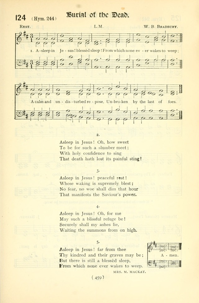 The Church Service Book: containing the words and music for the choral service, the morning and evening canticles, the holy communion, the Psalter, a selection of hymns from the hymnal with music page 474