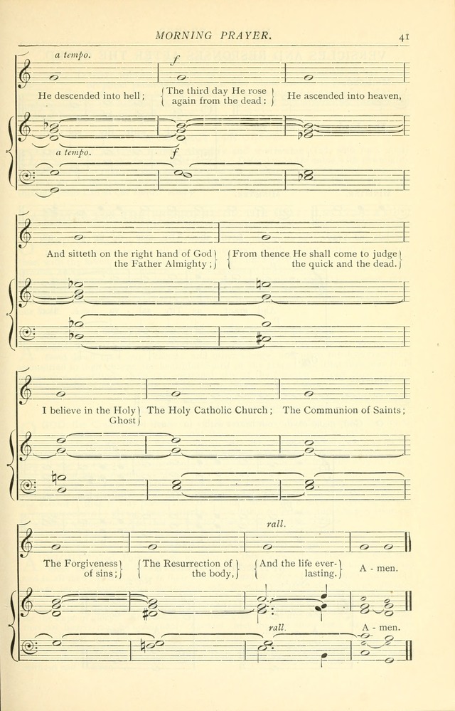 The Church Service Book: containing the words and music for the choral service, the morning and evening canticles, the holy communion, the Psalter, a selection of hymns from the hymnal with music page 48