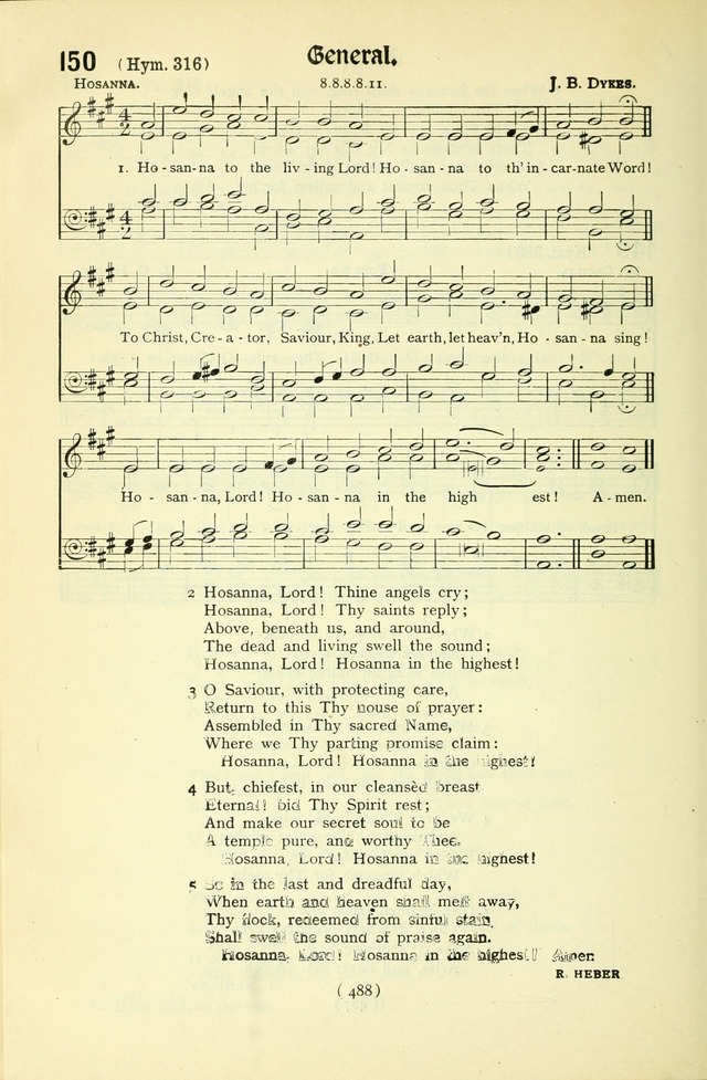 The Church Service Book: containing the words and music for the choral service, the morning and evening canticles, the holy communion, the Psalter, a selection of hymns from the hymnal with music page 503