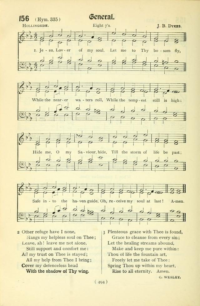 The Church Service Book: containing the words and music for the choral service, the morning and evening canticles, the holy communion, the Psalter, a selection of hymns from the hymnal with music page 509