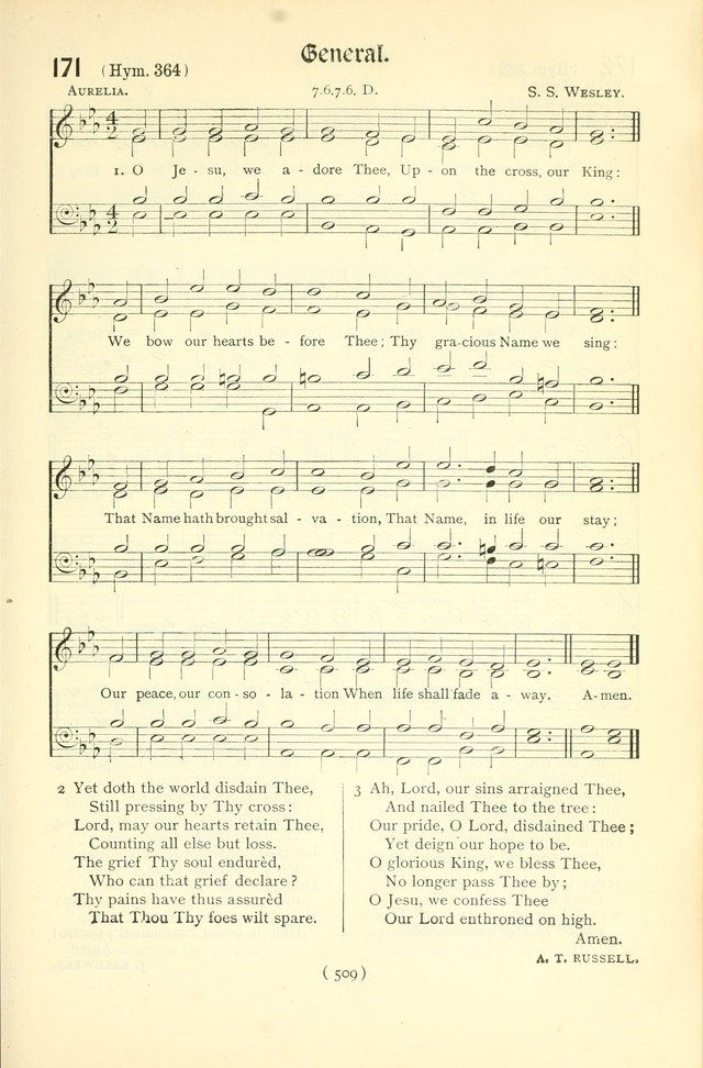 The Church Service Book: containing the words and music for the choral service, the morning and evening canticles, the holy communion, the Psalter, a selection of hymns from the hymnal with music page 524