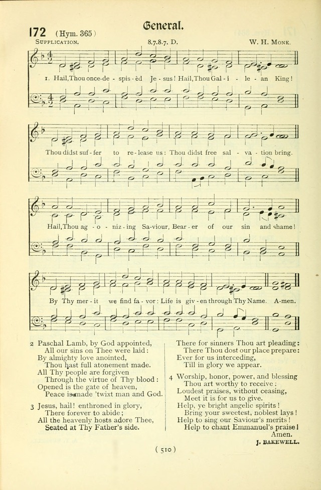 The Church Service Book: containing the words and music for the choral service, the morning and evening canticles, the holy communion, the Psalter, a selection of hymns from the hymnal with music page 525