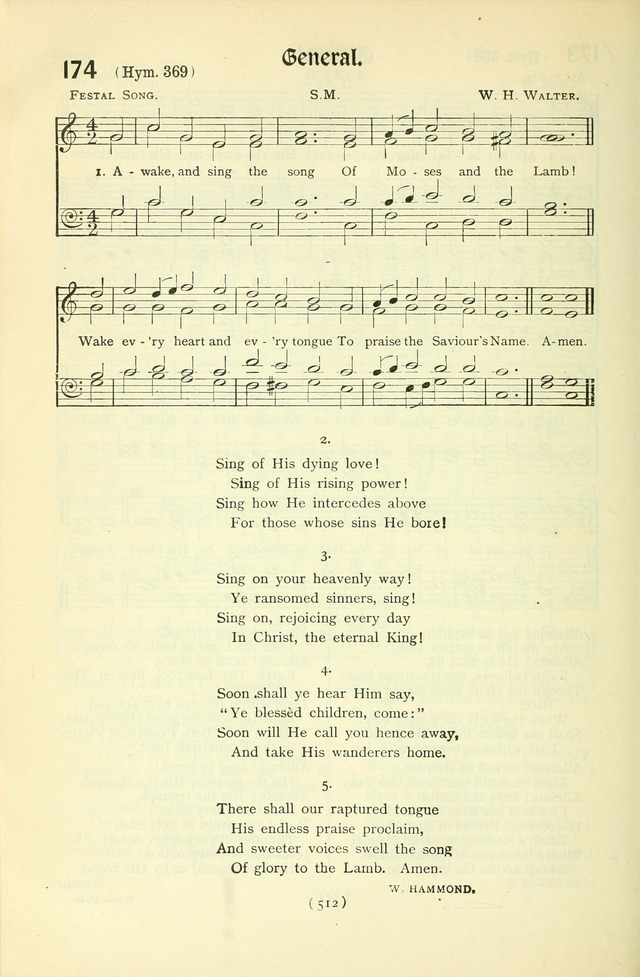 The Church Service Book: containing the words and music for the choral service, the morning and evening canticles, the holy communion, the Psalter, a selection of hymns from the hymnal with music page 527