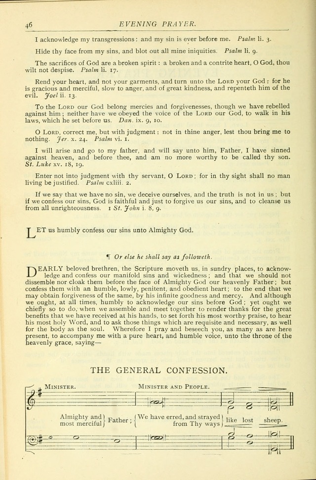 The Church Service Book: containing the words and music for the choral service, the morning and evening canticles, the holy communion, the Psalter, a selection of hymns from the hymnal with music page 53