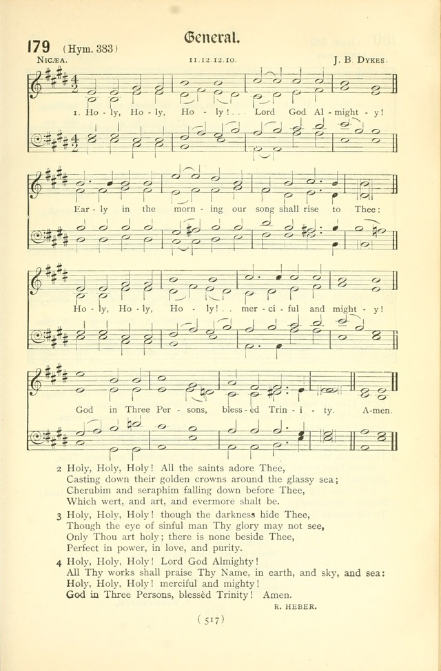 The Church Service Book: containing the words and music for the choral service, the morning and evening canticles, the holy communion, the Psalter, a selection of hymns from the hymnal with music page 532