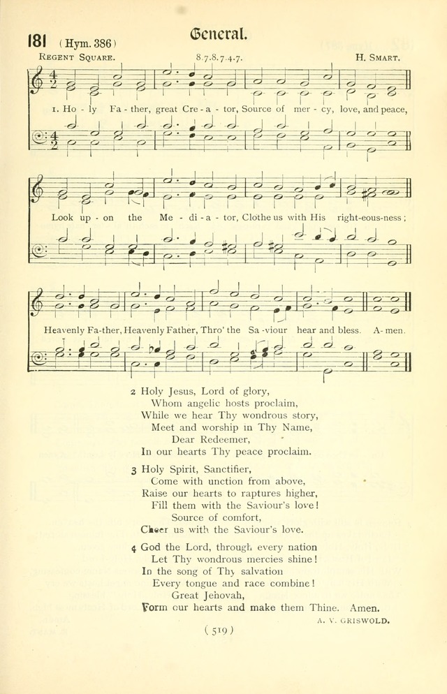 The Church Service Book: containing the words and music for the choral service, the morning and evening canticles, the holy communion, the Psalter, a selection of hymns from the hymnal with music page 534