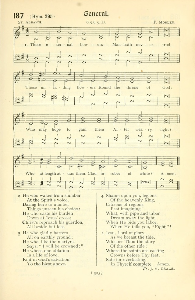 The Church Service Book: containing the words and music for the choral service, the morning and evening canticles, the holy communion, the Psalter, a selection of hymns from the hymnal with music page 540